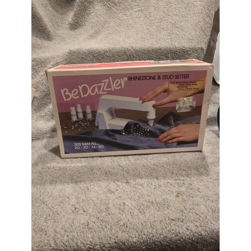 Vintage BE-DAZZLER Stud Setting Machine Kit‎ Patterns Instructions For Parts